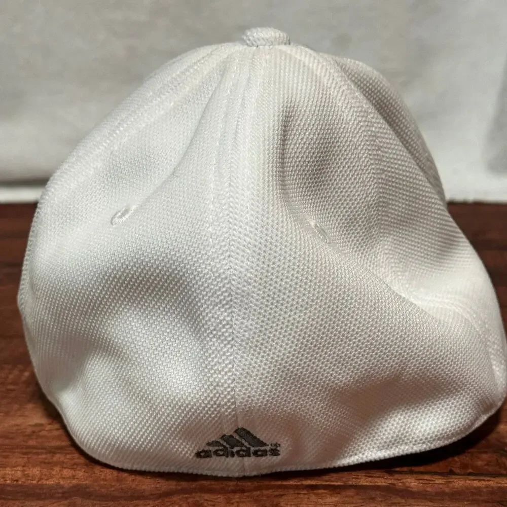 Adidas White Climalite Hat small/ Medium